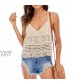 CGYY Women's Summer Crochet Tank Tops Casual Sleeveless V Neck Hollow Out Vest Cami Shirt…