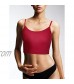 SATINIOR 6 Pieces Spaghetti Strap Tank Top Sleeveless Camisole Top Crop Tank Tops for Women Sports Yoga Sleeping