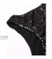 Zeagoo Women's Sleeveless Sparkle Shimmer Camisole Vest Glitter Sequin Tank Tops
