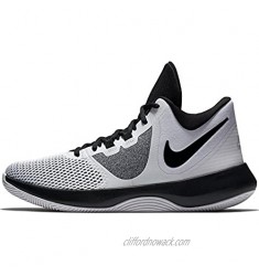 Nike Mens AIR Precision II Basketball Shoes (13 M US  White/Black)