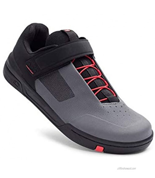 Crank Brothers Stamp Speedlace Cycling Shoe - Men's Grey/Red