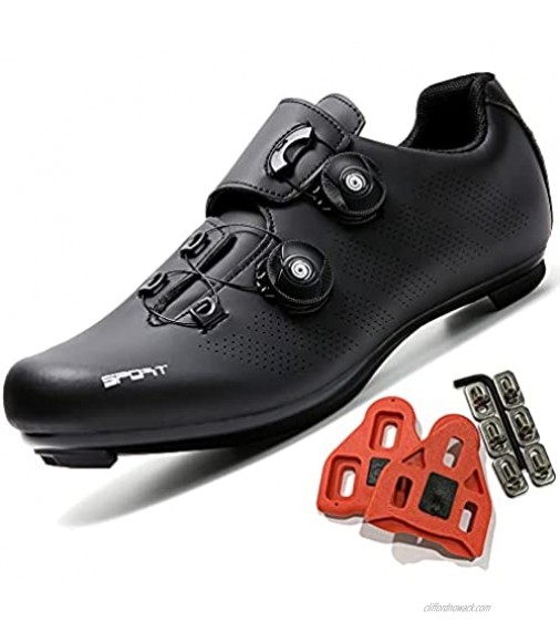 Cycling Shoes Women Men Road Bike Cleat Peloton Shoe Buckle SPD and Delta Indoor Outdoor Riding Shoes