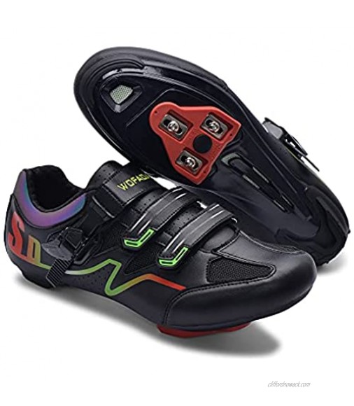 Indoor Cycling Shoes Compatible with Peloton Bike Road Mountain Biking Shoes Men's Bicycle Outdoor Riding Spin Shoes Look Delta Cleats for Men and Women SPD Clip On Spining