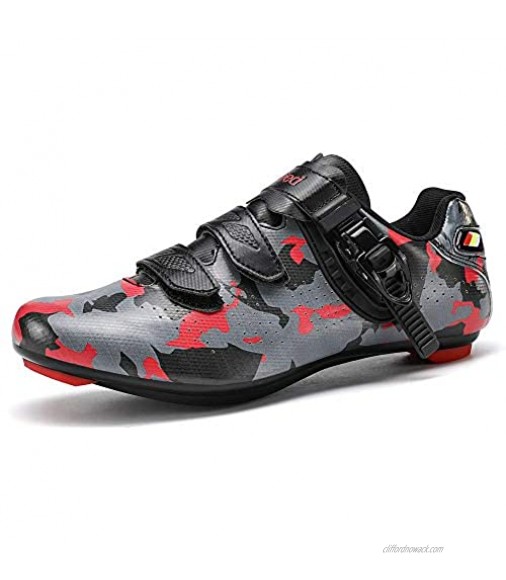 Mens Road Bike Cycling Shoes Peloton Bike Shoes Compatible SPD Bicycle Shoe Indoor and Outdoor