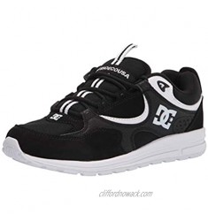 DC mens Kalis Lite Skate Shoe Black/Black/White 8.5 US