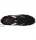 DC Men's Kalis Vulc Casual Skate Shoe Black/Athletic Red/Black 11.5