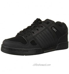 DVS Men's Celsius Skate Shoe  Black Black Leather  11.5 Medium US