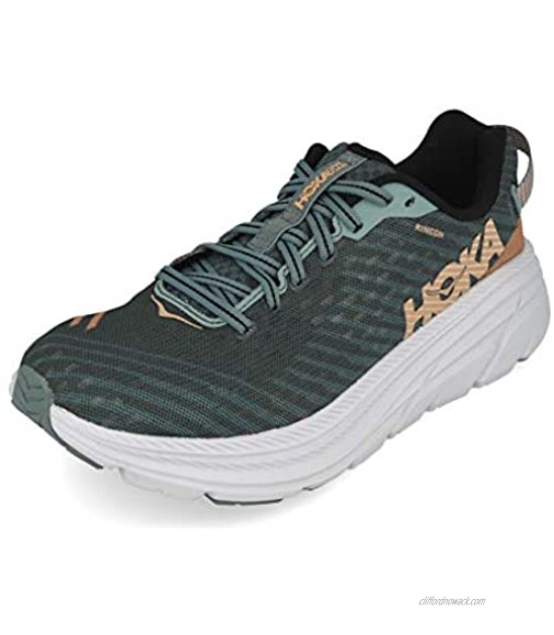 HOKA ONE ONE Rincon Women's 6 Running Shoes Lead/Pink Sand 6.5 US