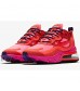 Nike Women's W Air Max 270 React Running Shoe Mystic Red/Bright Crimson-Pink Blast 4 UK