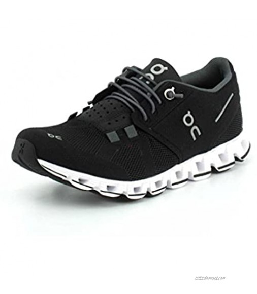 ON Running Women's Cloud Mesh Trainers Black/White Shoes Size 5.5 (M) US 36.5 EUR