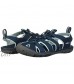 KEEN Women's Clearwater CNX Sandal Navy Blue Glow 8.5