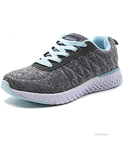 Athlefit Womens Walking Shoes Sneakers Lace Up Sneakers Lightweight Tennis Shoes