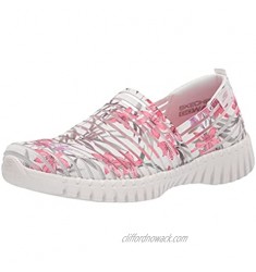 Skechers Women's Go Walk Smart Floral Slip on Sneaker