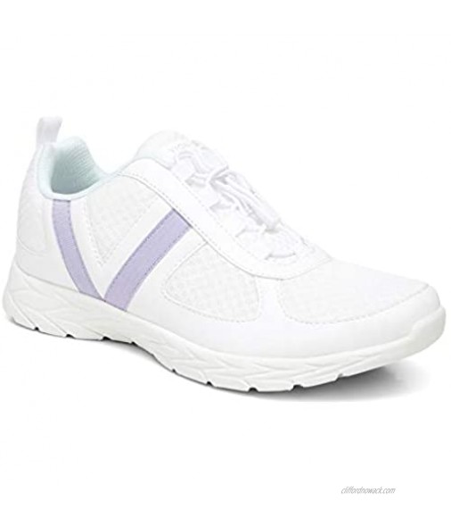 Vionic Women's Brisk Maren Leisure Sneakers - Supportive Walking Shoes with Concealed Orthotic Arch Support