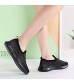 Women's Walking Shoes Slip-on Sneakers Fashion Lightweight Breath Mesh Air Cushion Athletic Casual Platform Sneakers