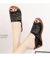 Smooto Sandals for Women Casual Hollow Out Crystal Slippers Platforms Wedges Slides Shoes