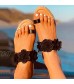 Women's Slide Sandals Womens Sandals Open Toe Flower Pattern Thick Bottom Flip Flop Weaving Slippers Women's Slide Sandals