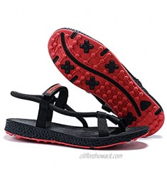 XSJK Women's Golf Shoes Anti-Slip and Wear-Resistant Sports Outdoor Sandals Comfortable Casual Shoes Women's Flip Flops Black 39