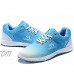 XSJK Womens Golf Shoes Camouflage Leather Golf Shoes for Lady Comfortable Breathable Wear-Resistant Non-Slip Sports Casual Shoes Blue 36