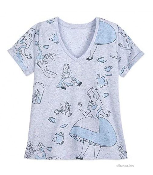 Disney Alice in Wonderland T-Shirt for Women Multi