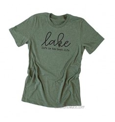 Lake Life is The Best Life - Summer Time Short Sleeve Graphic Tee in Multiple Colors