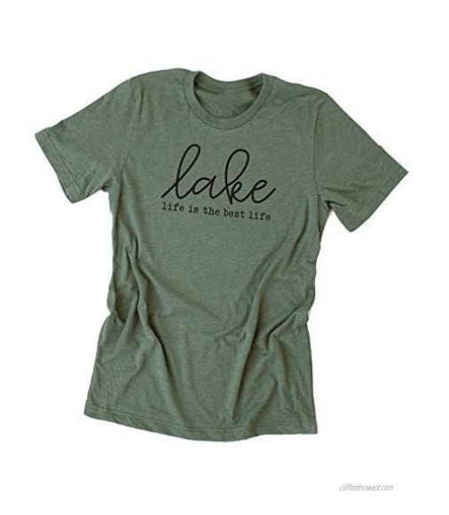 Lake Life is The Best Life - Summer Time Short Sleeve Graphic Tee in Multiple Colors