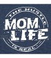 Mom Life T Shirts Women Mom Life is Ruff Short Sleeve Tees Shirt Casual Mama Shirts Tops