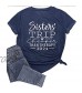 Sisters Trip Cheaper Than Therapy Tshirt Women Funny Letter Print Trip Camping Hiking Shirts Casual Summer Tee Tops
