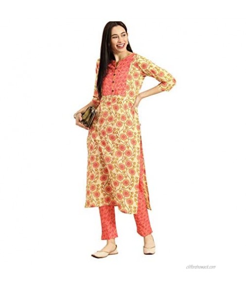 Indian Designer party wear top tunic kurta kurtis with palazzo set for women dress