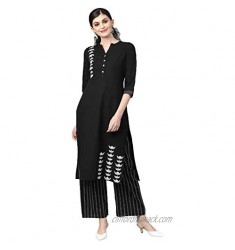 Indian Pakistani Designer Party Wear Dress Kurti Top Tunic Kurta Palazzo Or Trouser Set for Women