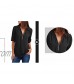 ZKESS Womens Casual Sleeveless V Neck Cuffed Pleated Zip Up Chiffon Blouse Shirts