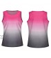 Holzkary Gradient Tank Top for Women Tie-dye Sleeveless Shirt Loose Casual Tunic Vest Tank Tops