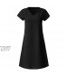 LINKIOM Women Summer Linen Dress Style T-Shirt Cotton Casual Plus Size Ladies Skirt