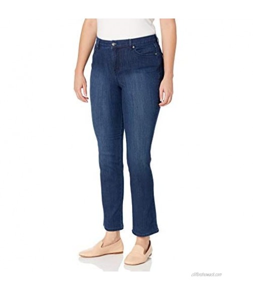 Gloria Vanderbilt Women's Plus Size Rail Straight Leg Jean
