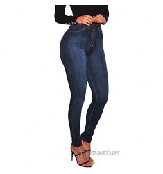 Kardashian Jeans  Womens High Waisted Skinny Denim Stretch Slim Length Jeans