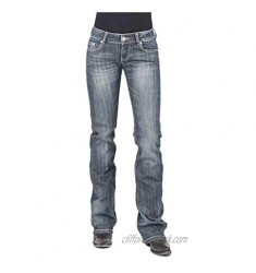 Stetson Women's 818 Contemporary Bootcut Jeans Blue 2W x 32L